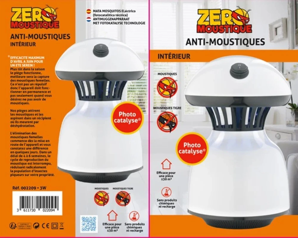 Lempa nuo uodų Zero Moustique 002209