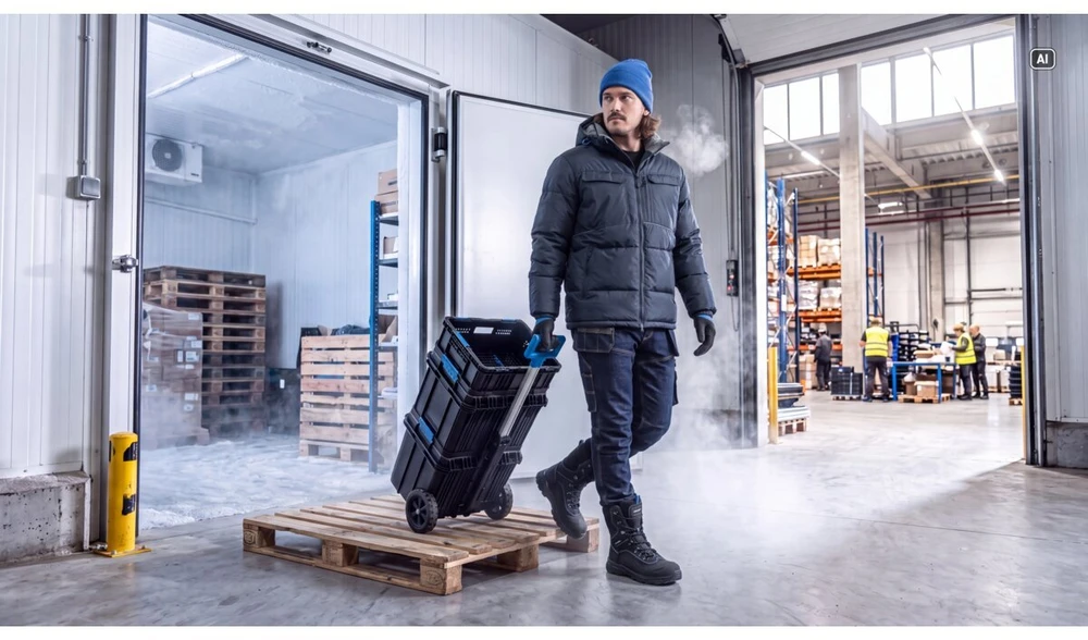 LEON insulated jacket with hood navy mėlynas M (50)