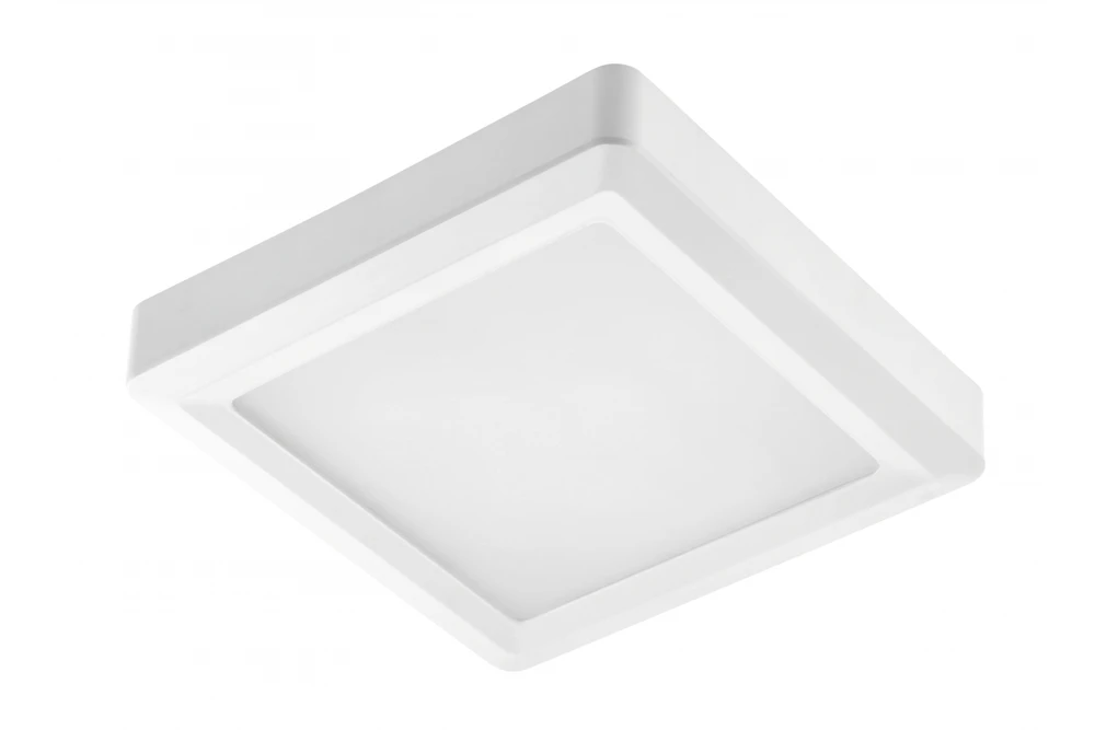 Lubinis šviestuvas GTV Paviršinė LED panelė LOUIS 12W/840 kvadratinė hermetinė