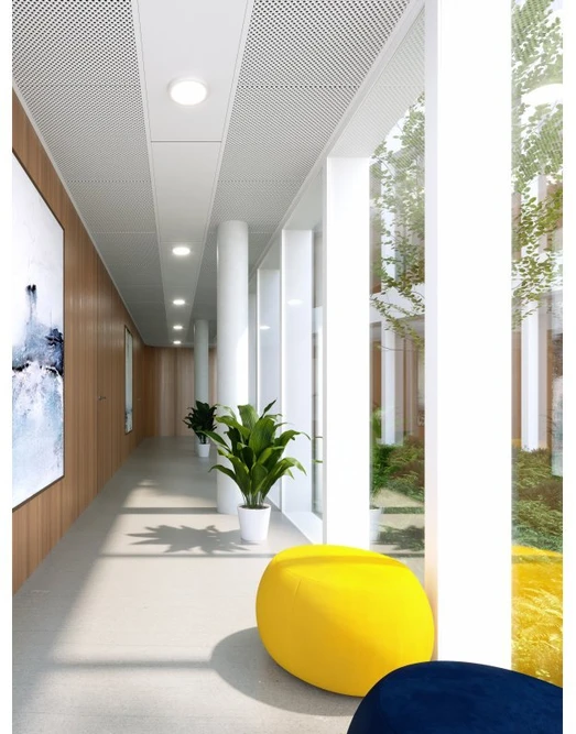 Lubinis šviestuvas GTV Paviršinė LED panelė LOUIS 24W/840 apvali hermetinė