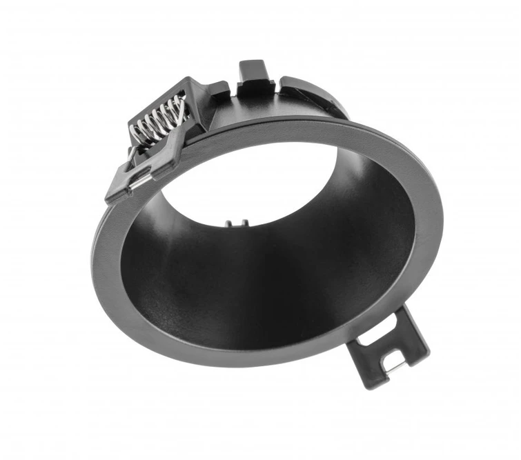 Lubinis taškinis šviestuvas KERLA, IP20, apvalus, Ø85x36mm, juodas