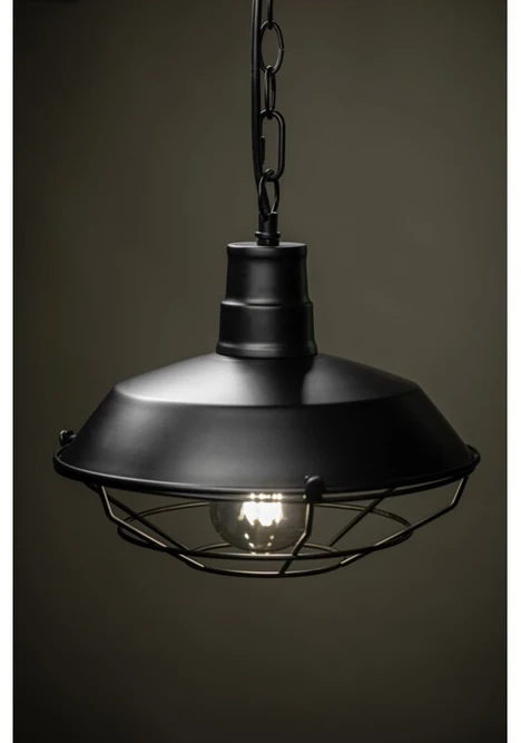 Pakabinamas šviestuvas Lubų šviestuvas LARS,2233,AC220-240V,50/60Hz,1*E27, IP20, skersmuo 26 CM, viengubas, juoda