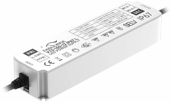 Eurolight Maitinimo šaltinis 100W 12V IP67