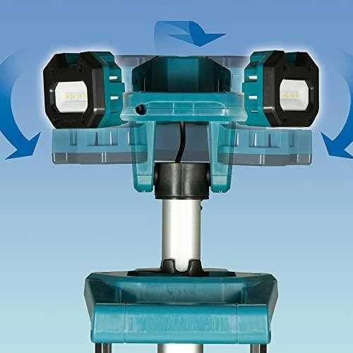 Makita LXT® akumuliatorinis darbinis žibintas DML814 18V • 14,4V • 1250 lx (Pažeista pakuotė)