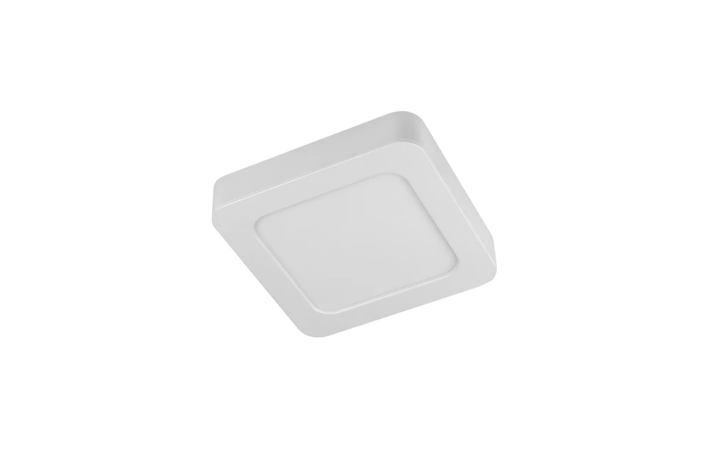MAXIS downlight, LED, 12W, 960lm, CCT, AC220-240V, IP44, recessed, square, baltas