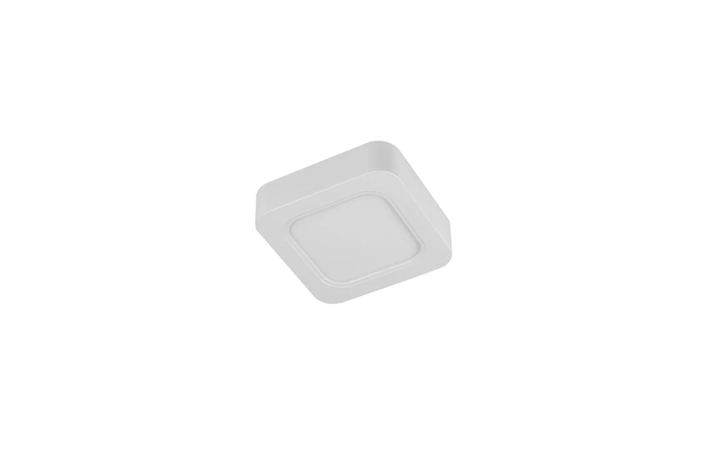 MAXIS downlight, LED, 6W, 480lm, CCT, AC220-240V, IP44, recessed, square, baltas