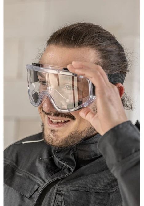 Apsauginiai akiniai su guma Hogert HT5K025