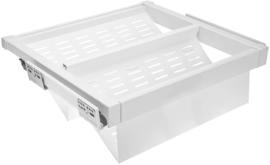 GTV Metal drawer Elite for shoes 700 mm with soft closing, baltas