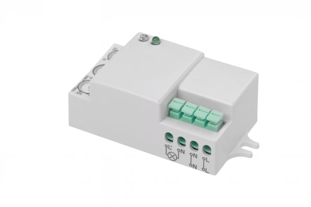 Microwave motion sensor CM-12-P, max.1200W, AC220-240V, contact angle 360*, range 15m
