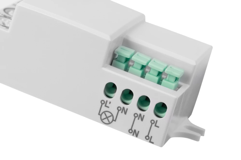 Microwave motion sensor CM-12-P, max.1200W, AC220-240V, contact angle 360*, range 15m