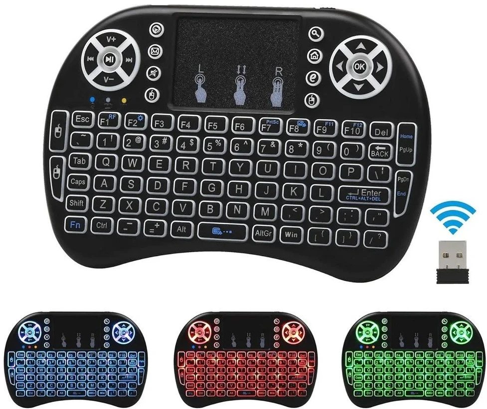 Mini belaidė nešiojama klaviatūra BlackBird BH1456 su Wifi, juoda