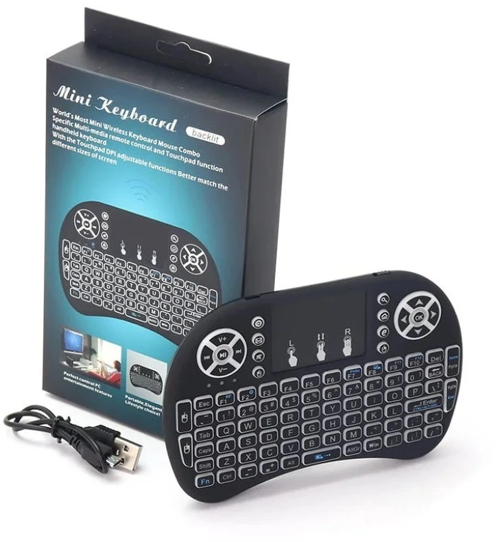 Mini belaidė nešiojama klaviatūra BlackBird BH1456 su Wifi, juoda