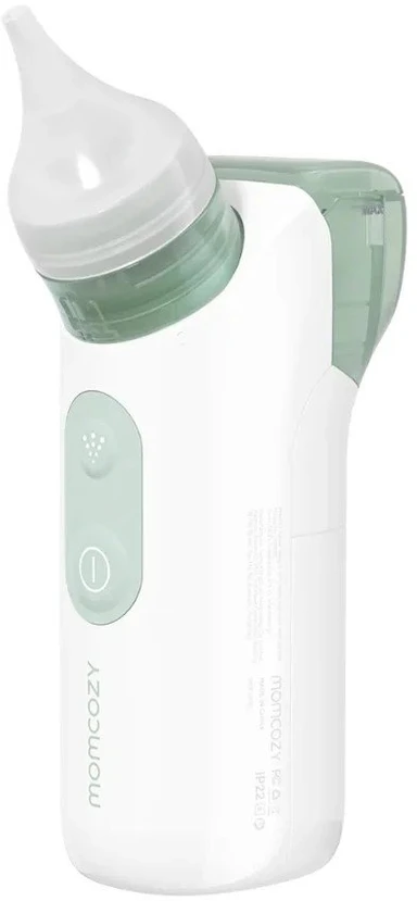 Momcozy elektrinis kūdikių 2 viename nosies aspiratorius su purkštuvu