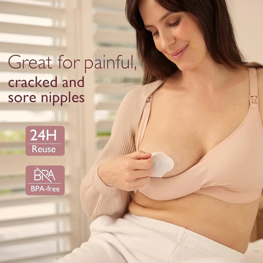 Momcozy hidrogeliniai spenelių įklotai su raminančiu lanolinu 6vnt.