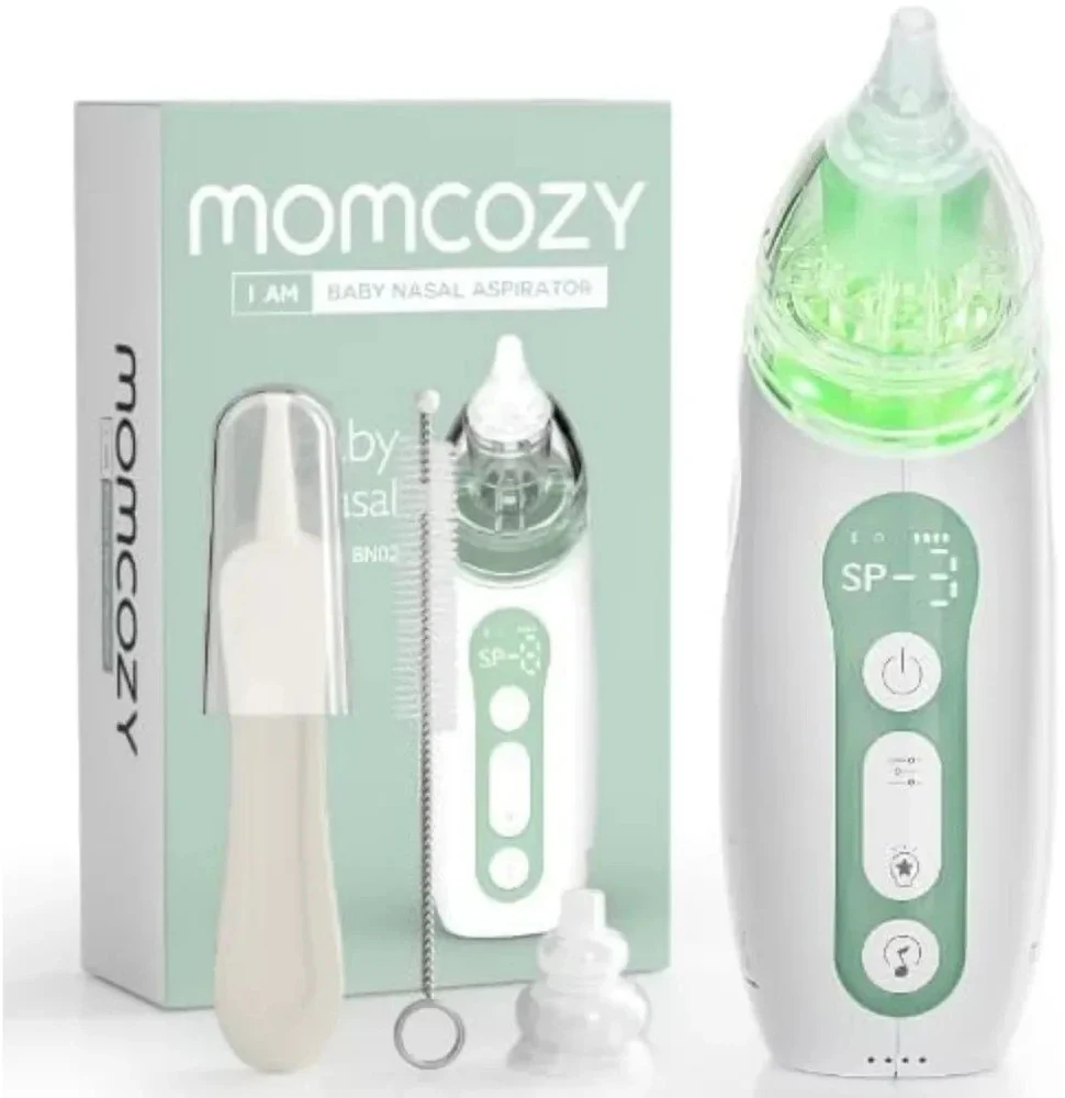 MOMCOZY KŪDIKIŲ NOSIES ASPIRATORIUS SU ILGAI LAIKANČIA BATERIJA