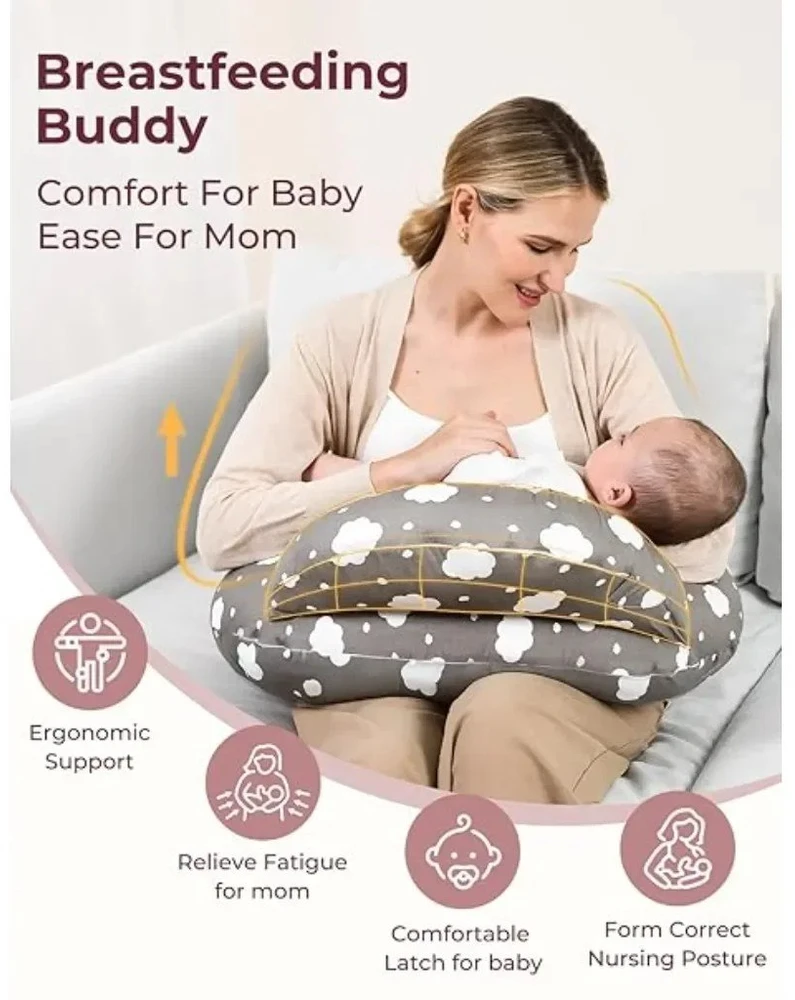 Momcozy prisitaikanti maitinimo pagalvė