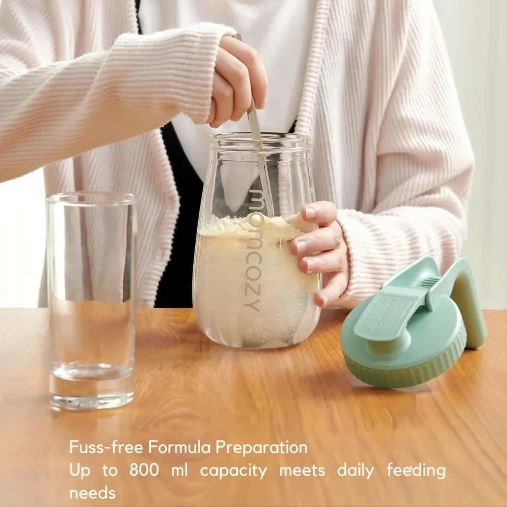 MOMCOZY PIENO SAUGOJIMO TALPA, 950 ML, ŽALIA