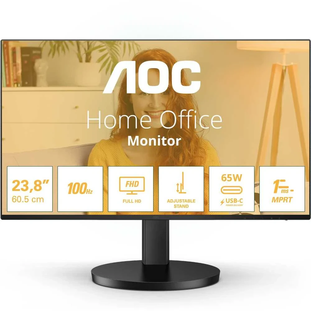 Monitorius AOC Q27B3CF2 - 27 ZOLL QHD MONI/HHENVERSTELLBAR (2560X1440 100HZ (Pažeista pakuotė)