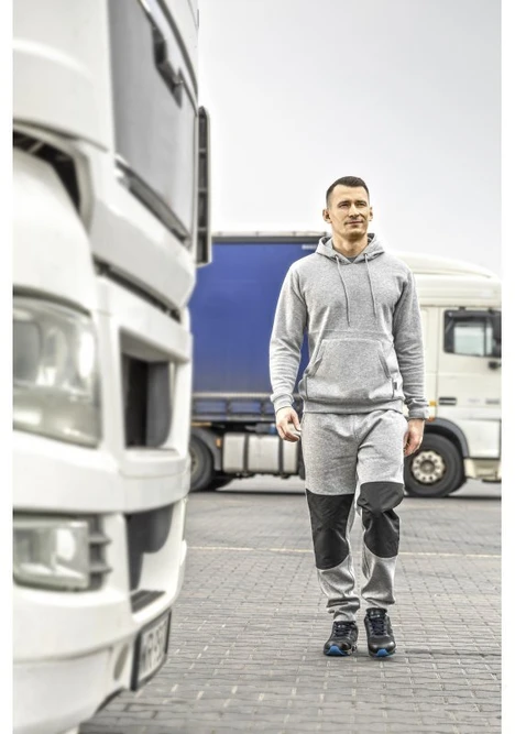 Hogert Technik MURG sportinės kelnės pilkos melanžinės XL (54)