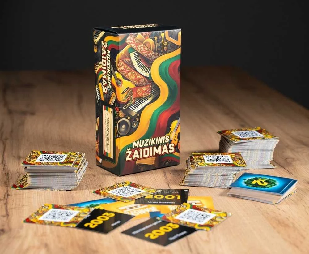 Muzikinis žaidimas - nuotaikingas stalo žaidimas