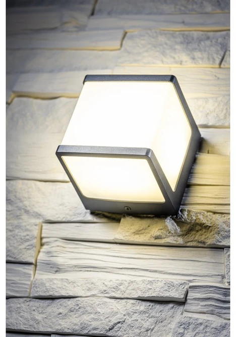 NARIN LED šviestuvas 10W, 1000lm, IP54, AC220-240V, 50/60Hz, 4000K, juodas
