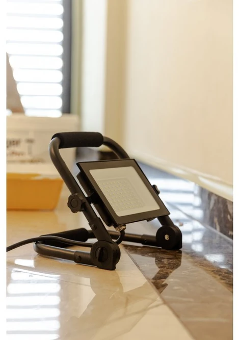 GTV NELI Portable Floodlight, LED, 50W, 4500lm, 6400K, AC220-240V, IP65, 1.5m cable