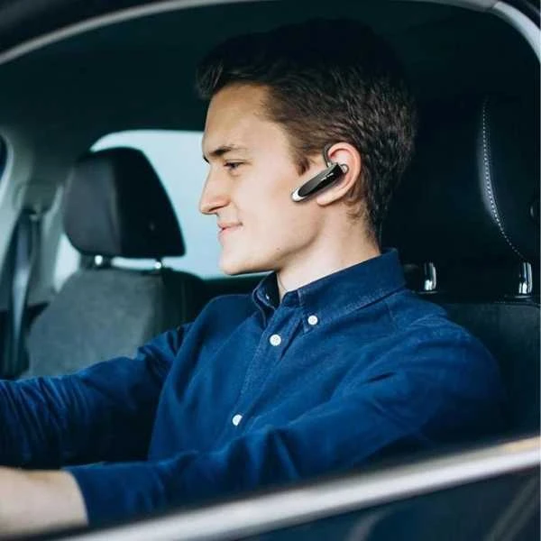 New Bee B41 Bluetooth 5.0 - belaidė ausinė / laisvų rankų įranga, juoda