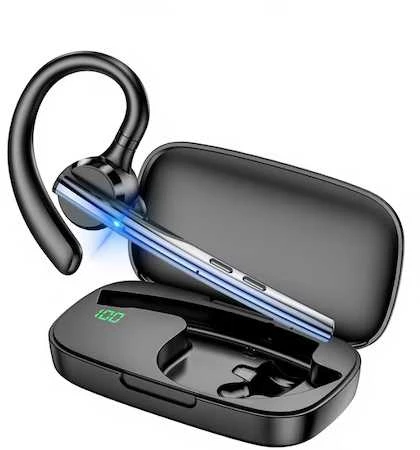 New Bee M54 Bluetooth 5.1 - belaidė ausinė / laisvų rankų įranga, juoda