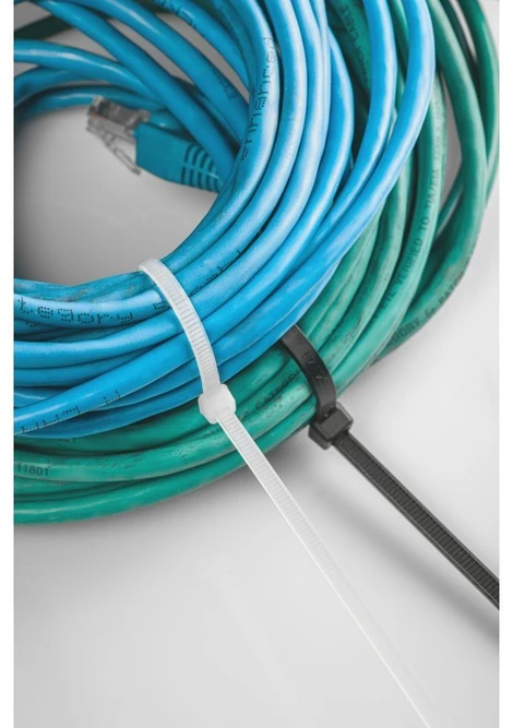 Nylon Cable Ties 4.8 x 200 mm, 25 pcs, Baltas