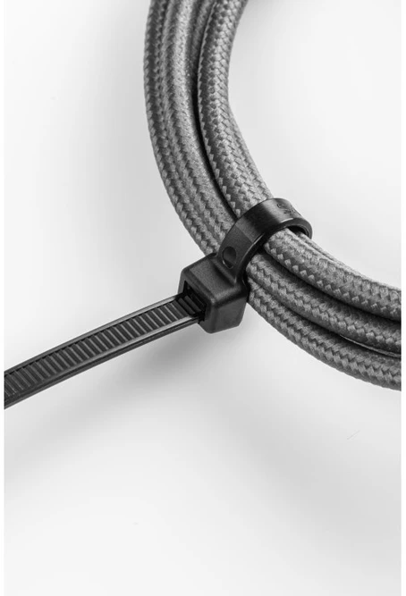 GTV Nylon Cable Ties 4.8 x 370 mm, 100 pcs, Juodas