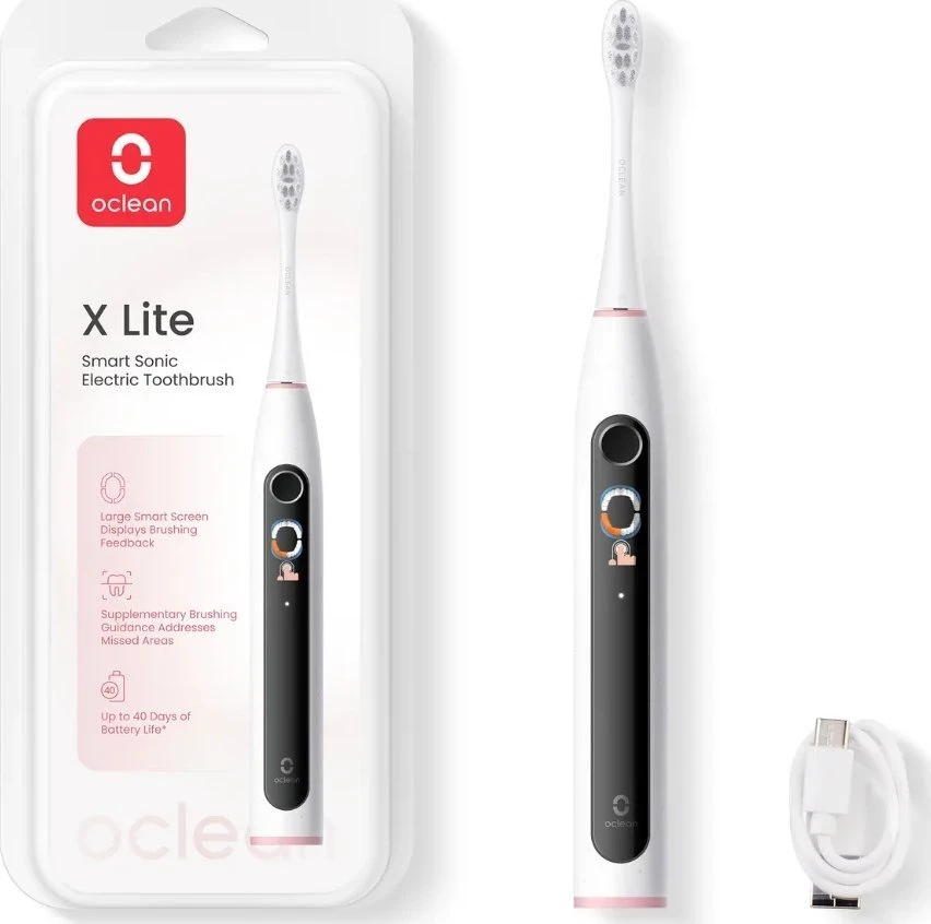 Oclean X Lite Elektrinis dantų šepetėlis, pilkas