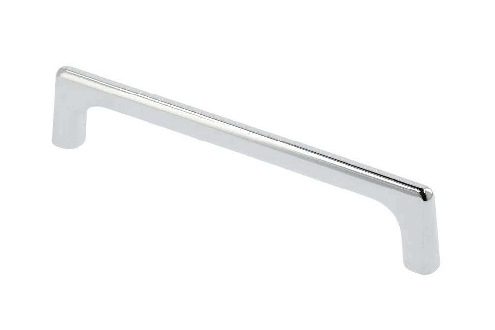 OCTAVIO zamak handle, C=128 mm, chrome
