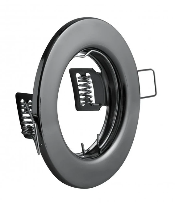 PARMA lubinis taškinis šviestuvas, IP20, apvalus, juodas chromas, TYPE 2114