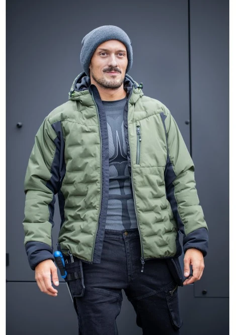 PAUL insulated jacket with hood olive XL (54)
