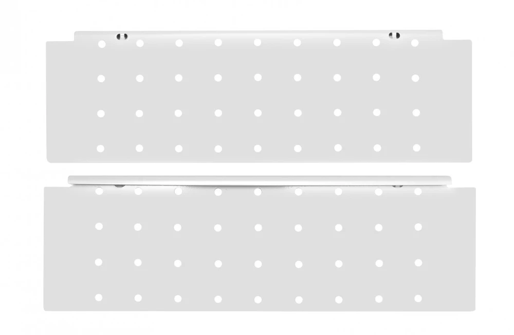 Perforated side 450mm for high drawer, baltas MODERN BOX