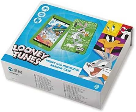 Planšetinė eSTAR 7" su Looney Tunes silikoniniu dėklu, Žalios spalvos (Pažeista pakuotė)