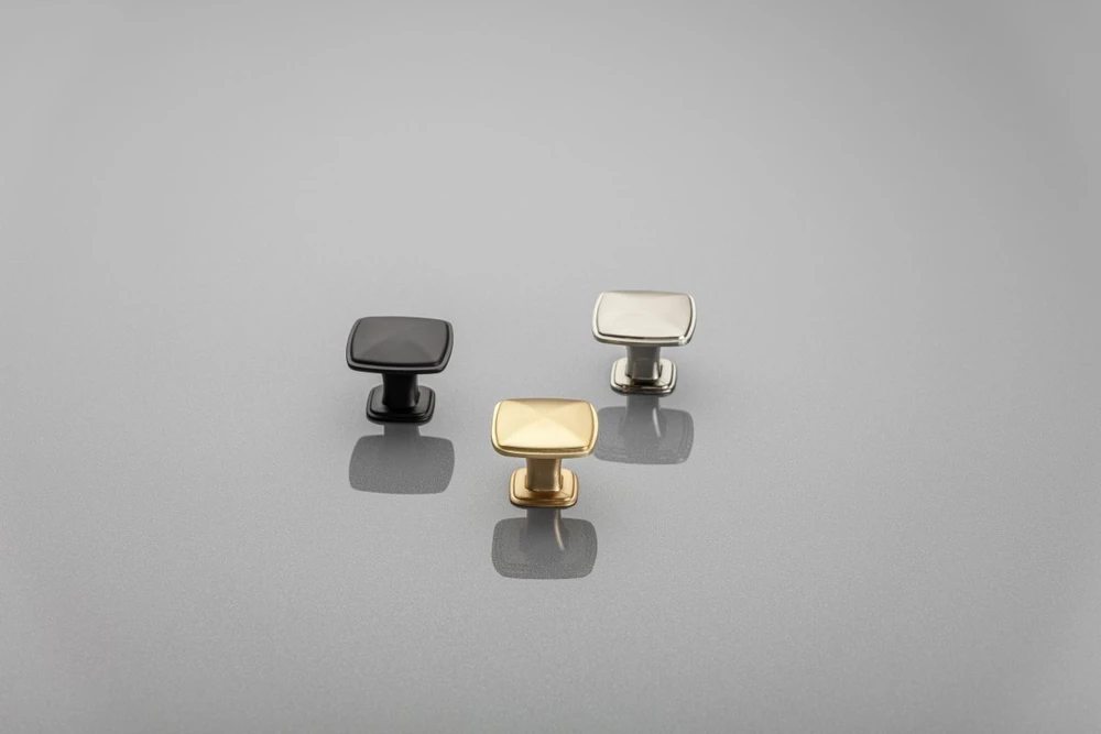 POINT inox knob - brushed steel