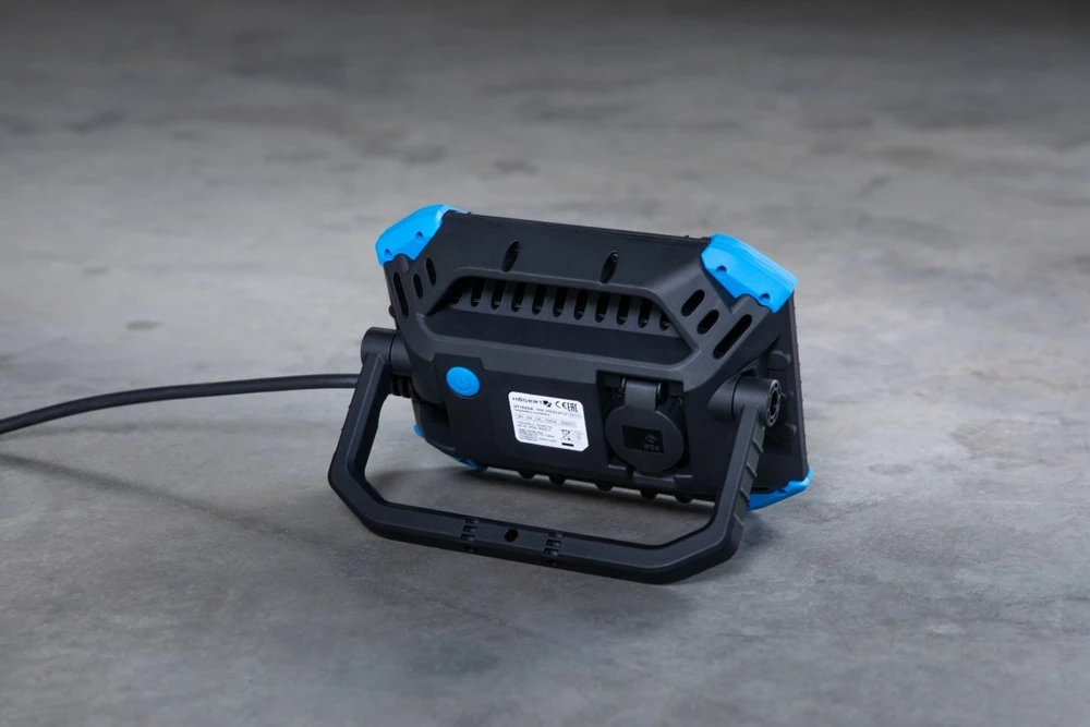 Hogert Technik Portable construction floodlight, 4500 lm