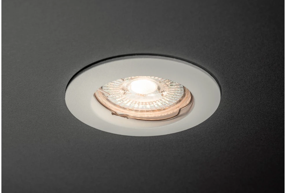 PORTO ceiling spotlight, IP20, round, baltas, TYPE 5514