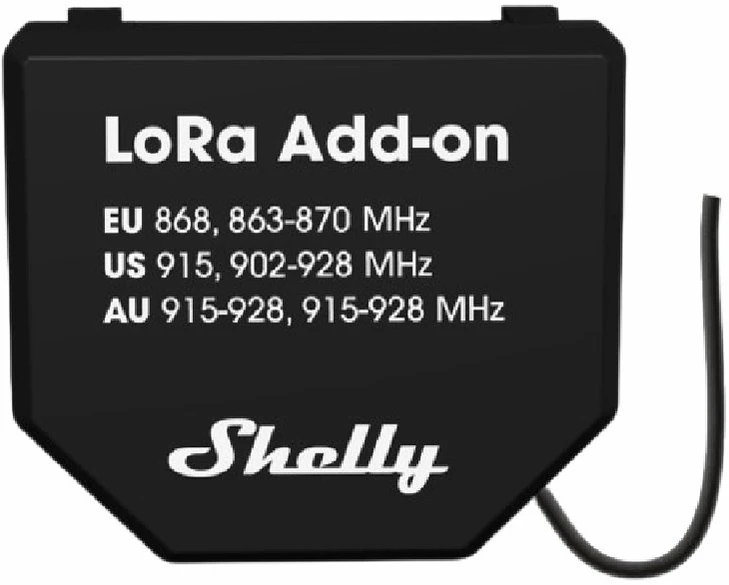 Shelly LoRa Add-on priedas relėms veikimui iki 5km