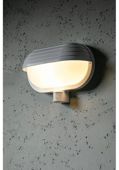 Sieninis šviestuvas GTV Priekinis šviestuvas su jutikliu, maks. 60 W, E27, AC220-240 V, 50/60 Hz, šviesos kampas 1