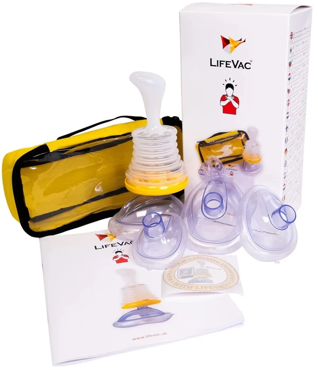 Prietaisas nuo užspringimo LifeVac kelioninis rinkinys