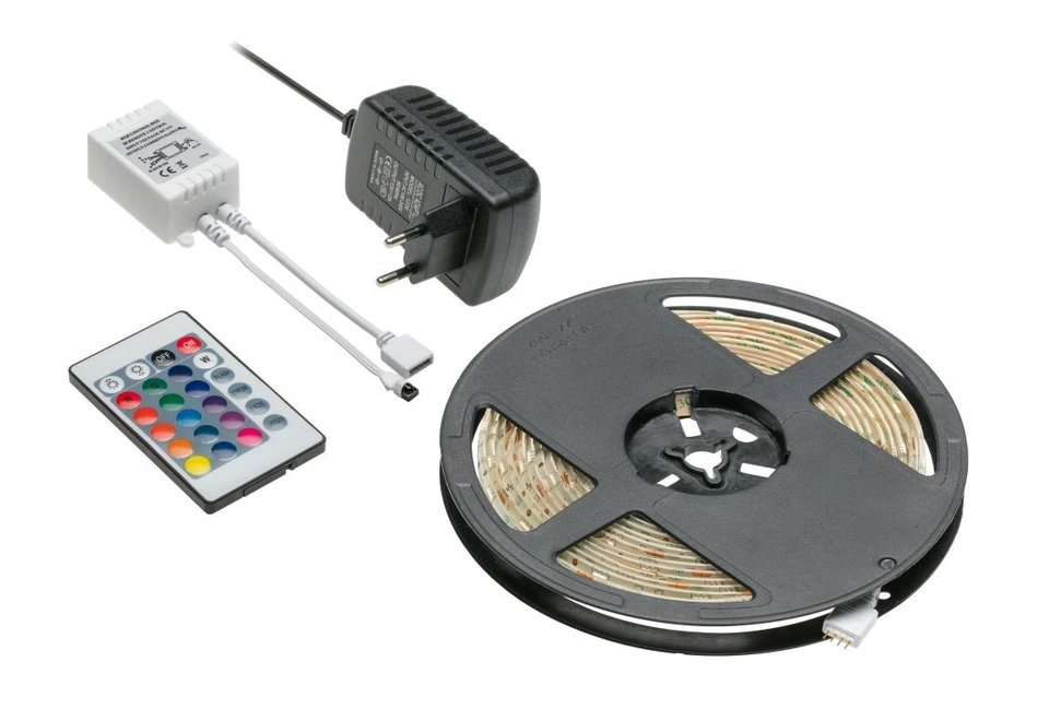 LED juostų RBG rinkinys GTV, 5 m., IP20, LD-ZL5RGB150-00