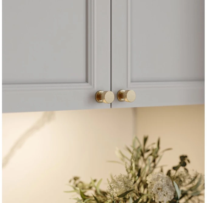 RING knob brushed auksinis