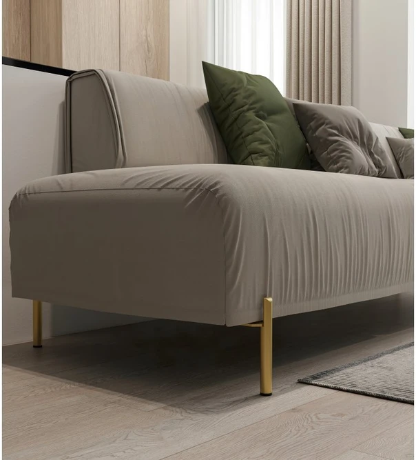 RONDA foot, height 150 mm, brushed auksinis
