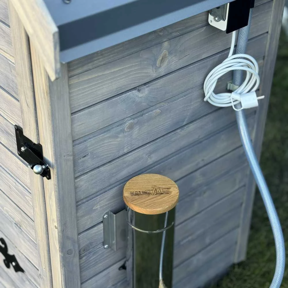Rūkykla elektrinė Kalmetal Kalwood 310L su dūmų generatoriumi, antracitas