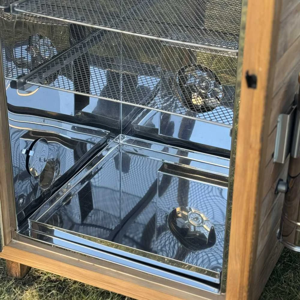 Rūkykla elektrinė Kalmetal Kalwood 310L su dūmų generatoriumi, ruda
