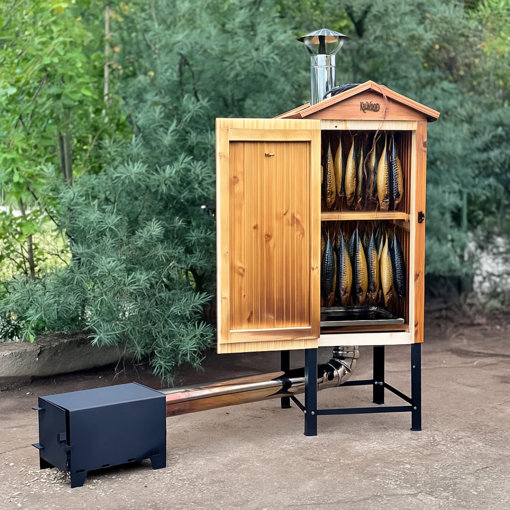 Rūkykla medinė Kalmetal Kalwood Classic 225L