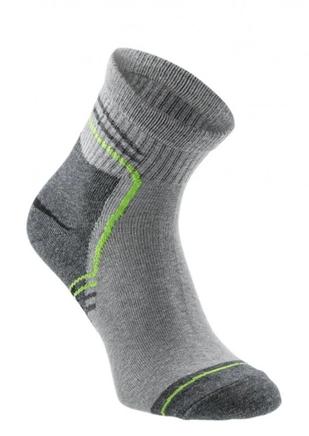 HÕGERT SAAR short socks light pilka/žalias 43-44 (3 pairs/pack)