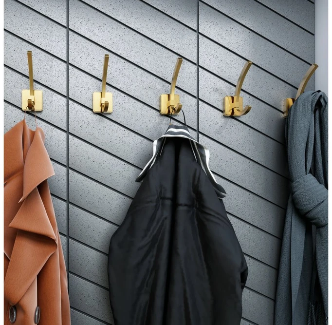 Sales hanger CAPITAL brushed auksinis